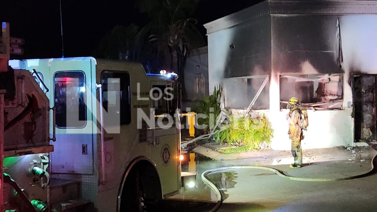 Grupo armado incendia recepción de motel al sur de Culiacán