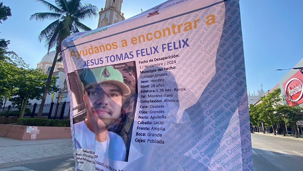Con huelga de hambre, madre clama por el regreso de su hijo Jesús Félix desaparecido en Culiacán