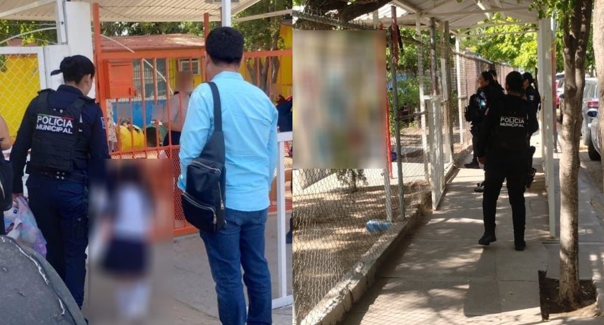 ¡La dejaron en un kínder equivocado! Policías localizan a niña de 4 años extraviada en Culiacán