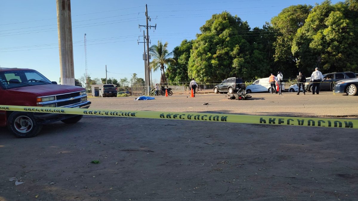 Muere motociclista tras accidente de tránsito en Navolato