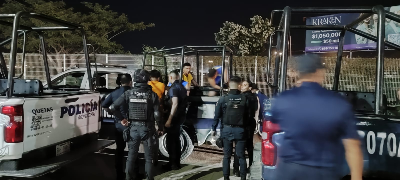 Se reportan 20 detenidos por alterar el orden en el estadio de futbol El Encanto en Mazatlán