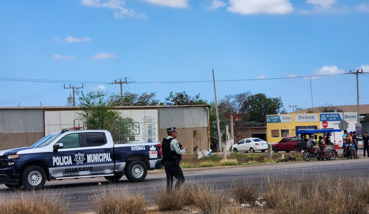 Sujeto detona arma de fuego en taller mecánico de Guasave y se da a la fuga