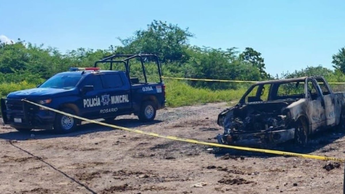 Localizan cuerpo calcinado en camioneta abandonada en la zona serrana de Rosario