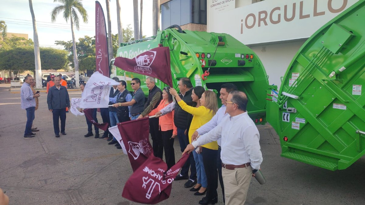 Echan a andar dos nuevas unidades de recolección de basura en Ahome; OP Ecología ofrecerá más en 2025