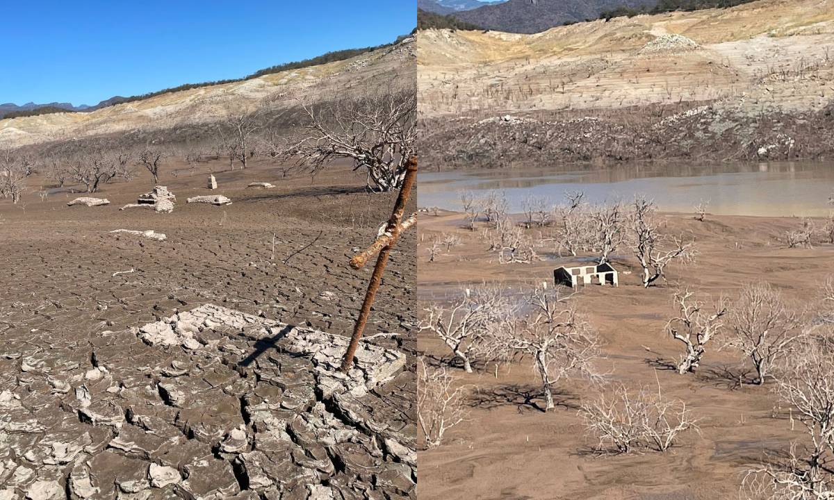 Deja Conagua prácticamente seca la presa Huites; se queda solo al 1.0% de su capacidad de almacenamiento