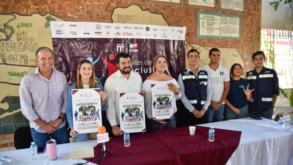 Convocan a sumarse al festival deportivo “Ponte en Mi Lugar”; Ahome busca la inclusión