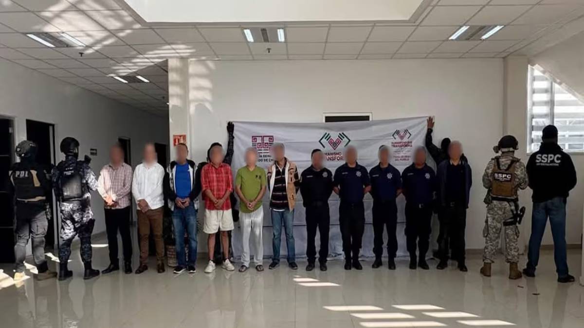 Operativos en Tuxtla: 11 policías son detenidos por desaparición forzada