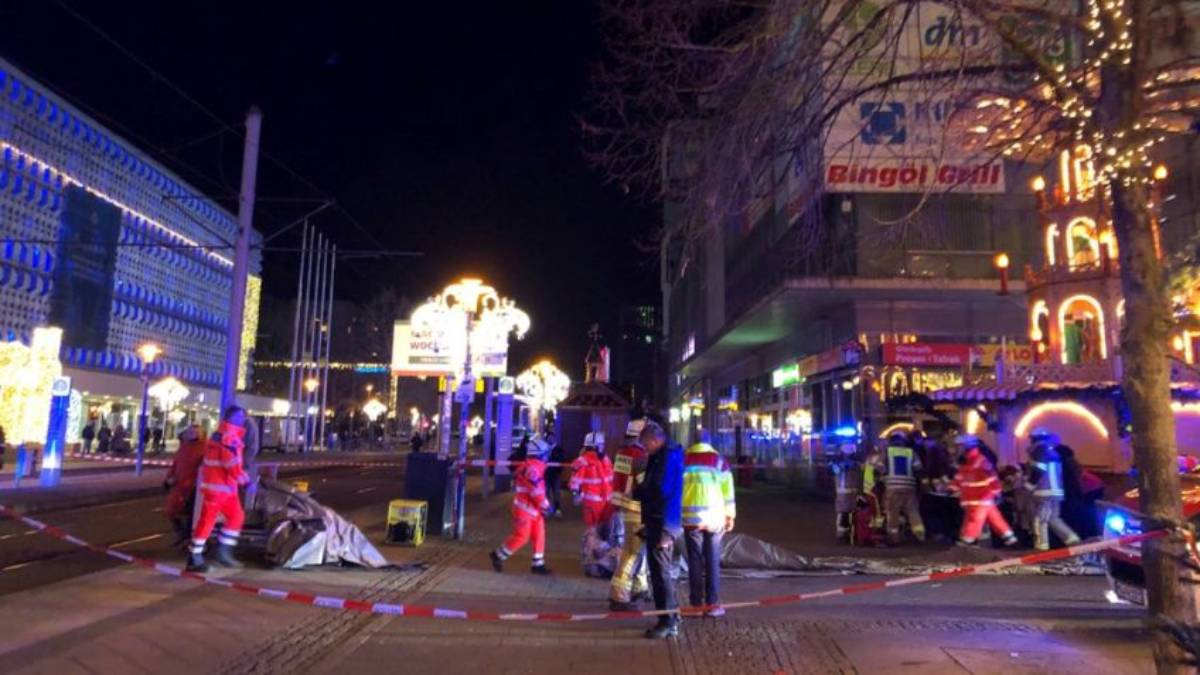 Sospechoso del ataque a mercado navideño alemán es psiquiatra y activista