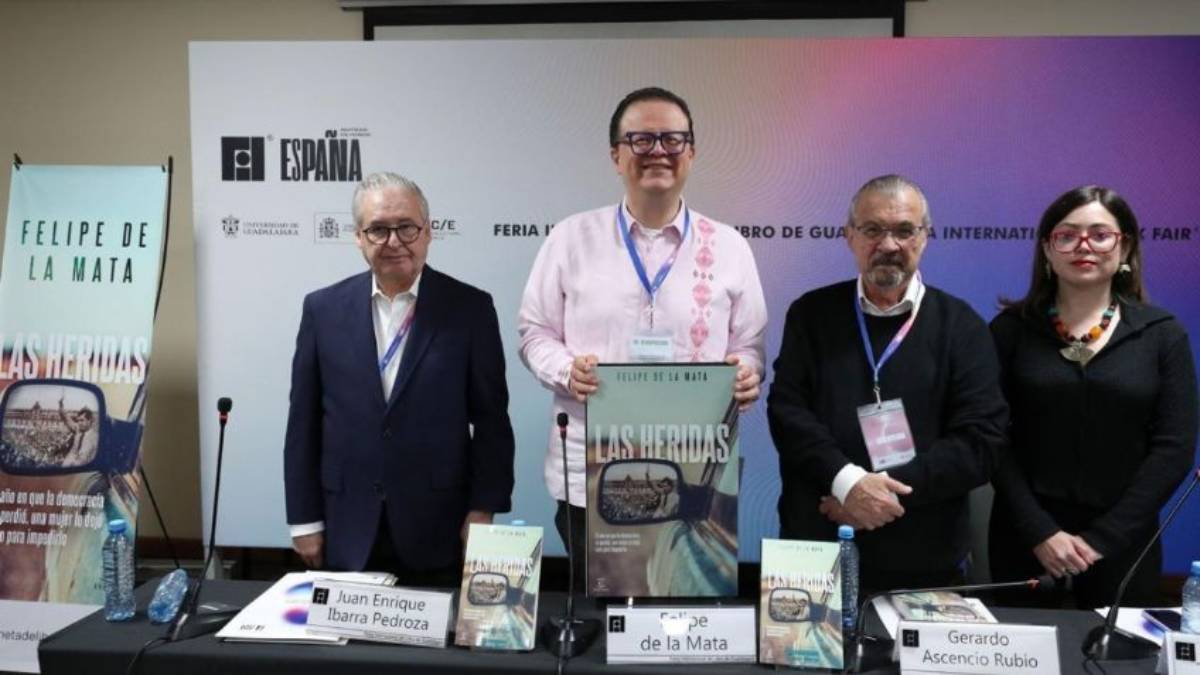 Felipe de la Mata presenta Las Heridas en la FIL Guadalajara 2024