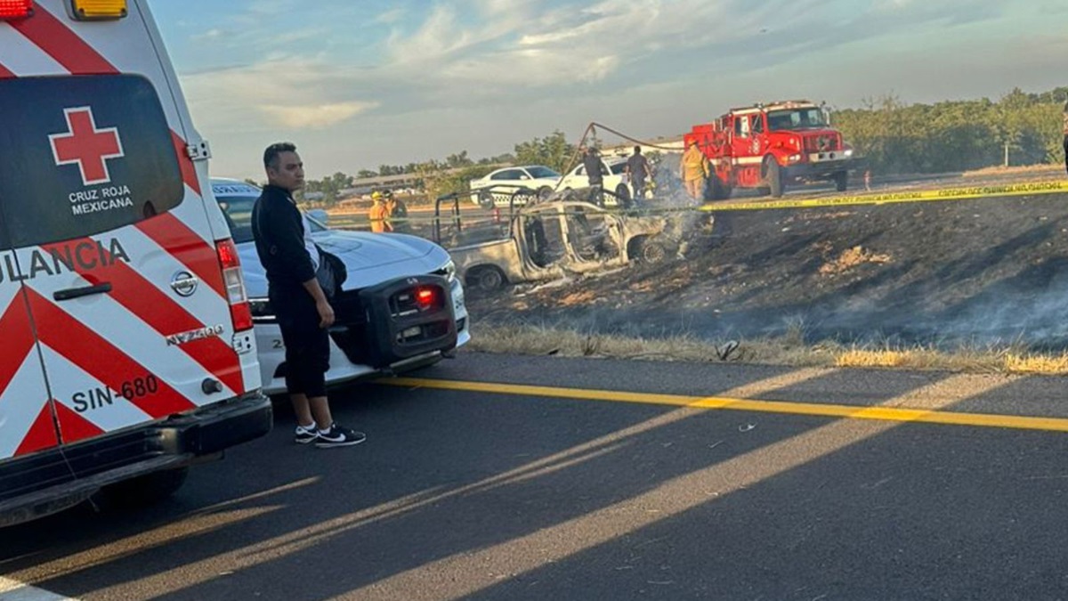 ¡Otro accidente de la Guardia Nacional! Hay un muerto y varios elementos lesionados en La Costera en Navolato