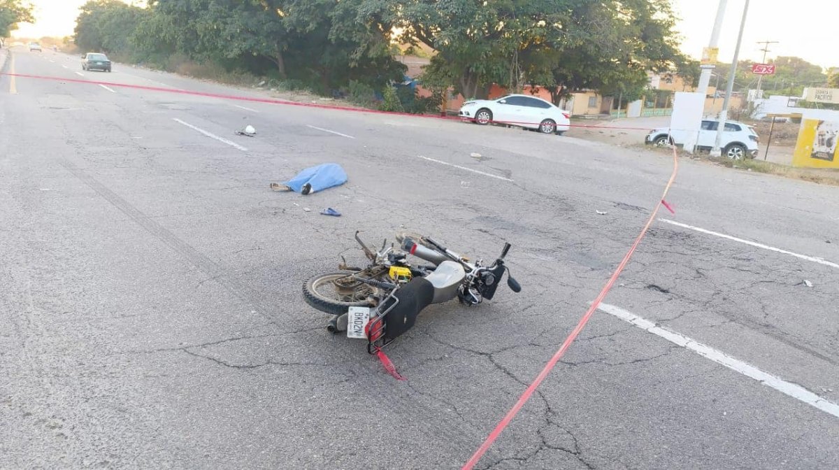 Muere adulto en trágico accidente frente a la comunidad de El Pozole, Mazatlán