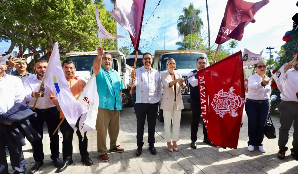 Dan banderazo en Mazatlán para la campaña de descacharrización contra el dengue