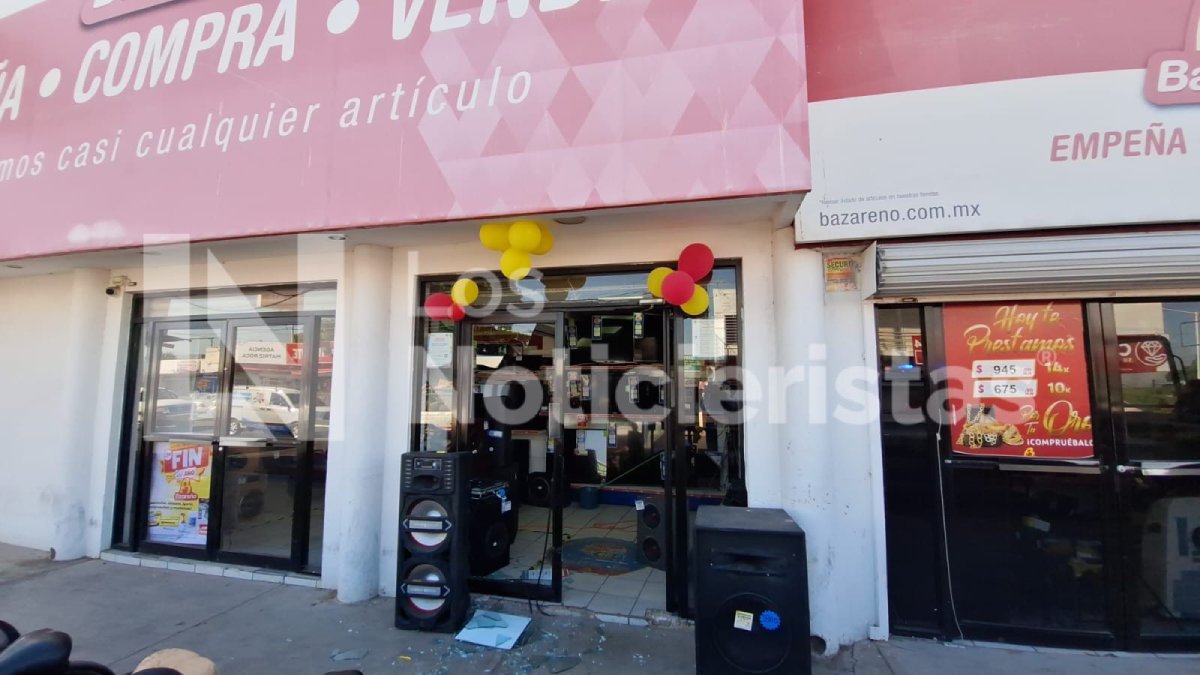 Intento de asalto a casa de empeños en la colonia 10 de Mayo en Culiácán