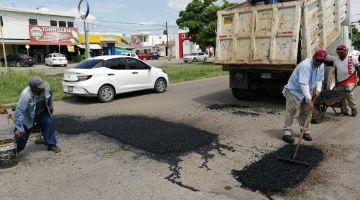 Van más de 500 baches atendidos, asegura Estrella Palacios tras el programa ‘Maz Bachetón’