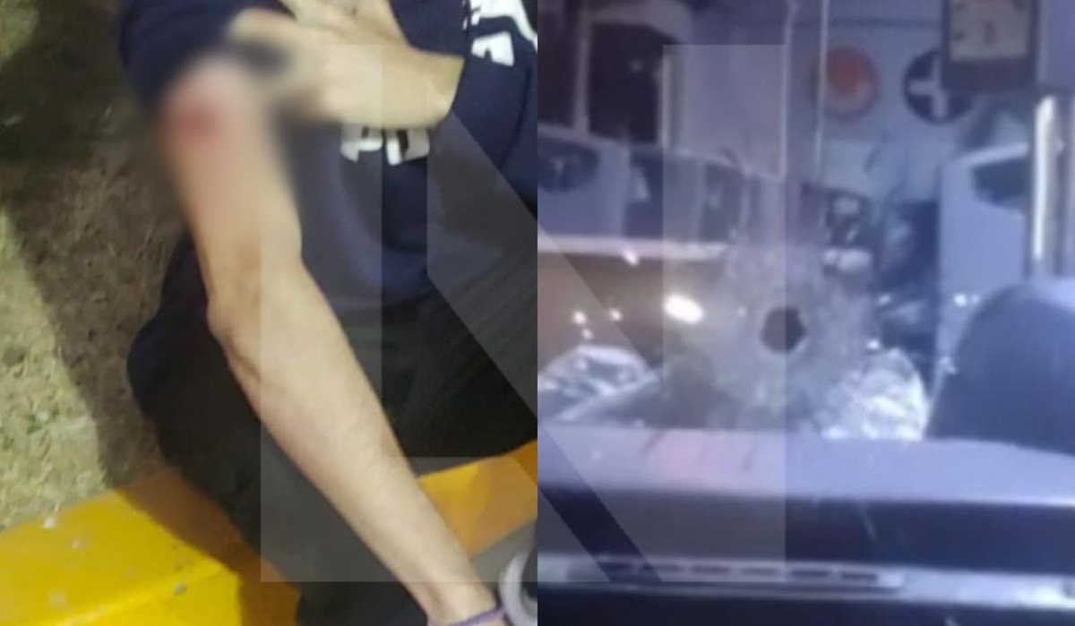 Pasajero de camión urbano resulta herido por bala perdida durante asesinato de dos jóvenes, en Culiacán