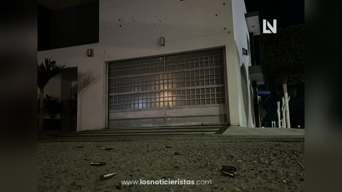 Balean un domicilio en el fraccionamiento Prados del Sur, en Culiacán