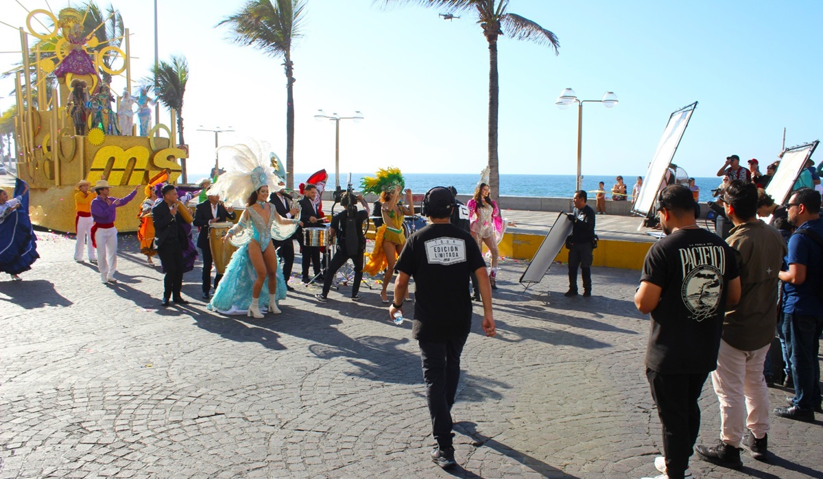 Con aroma a Carnaval, graba Banda MS video ‘Soy de Mazatlán’ para apoyar al destino