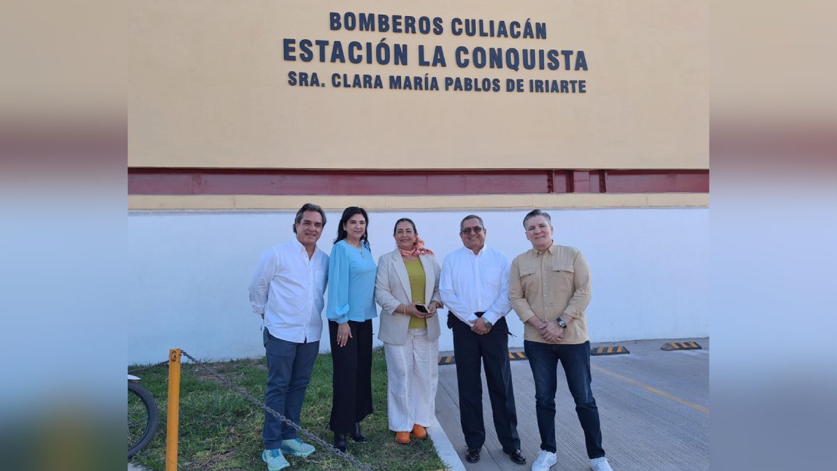Bautizan estación La Conquista de Bomberos Culiacán