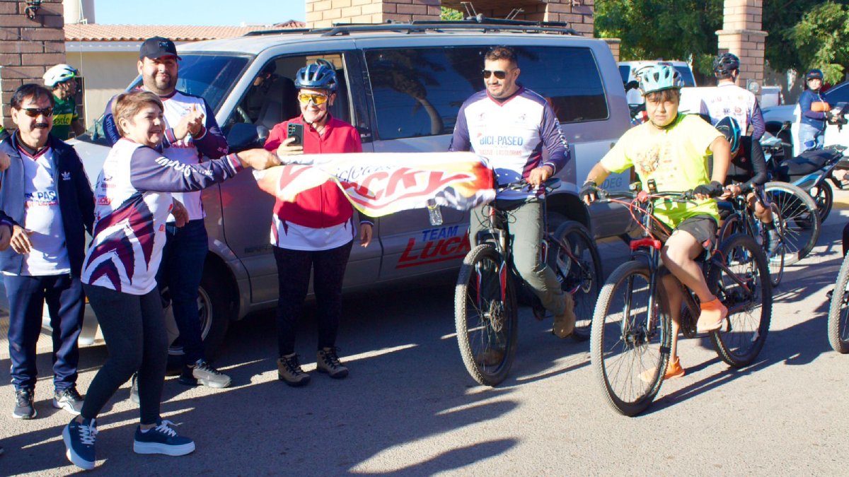 ¡Muchos juguetes para los niños! Bicipaseo con Causa en Guasave suma importante colecta