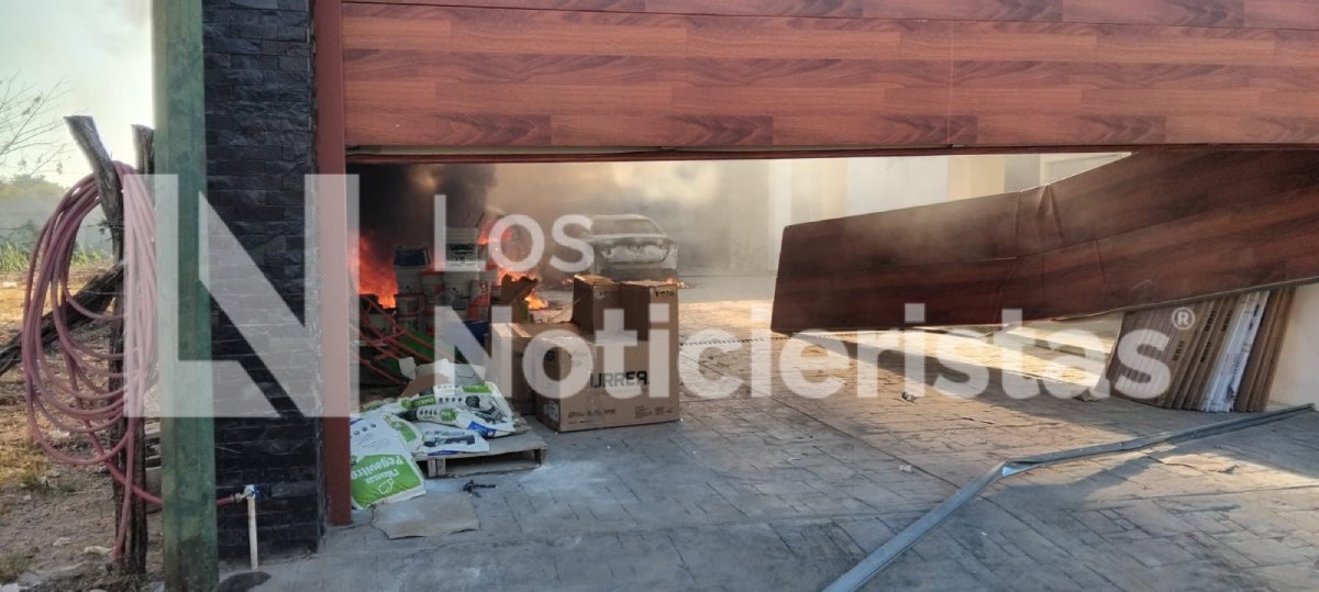 ‘Revientan’, disparan y queman tres propiedades en el sector El Ranchito, Culiacán