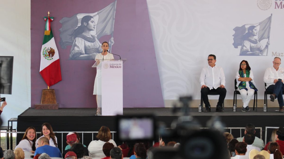 “Aquí está la presidenta y su equipo para proteger al pueblo de Sinaloa”: Sheinbaum refrenda no dejará solos a los sinaloenses