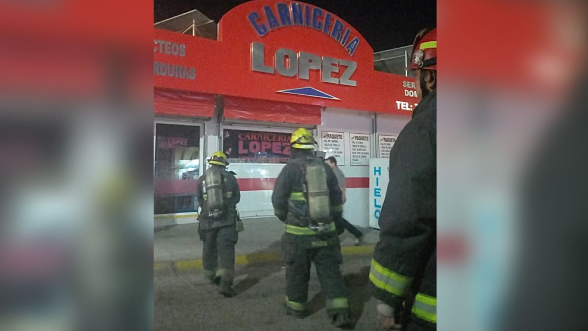 Conato de incendio en carnicería al norte de Culiacán moviliza a bomberos y policías