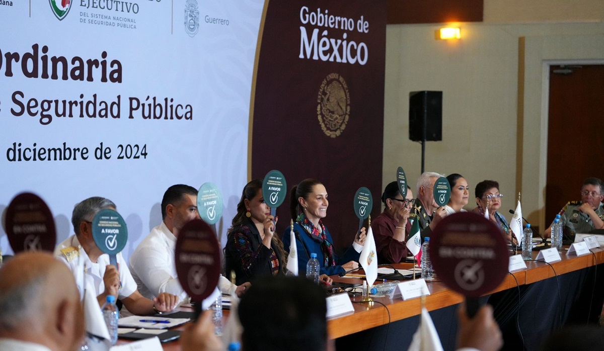 Claudia Sheinbaum llama a gobernadores a trabajar coordinados a favor de la seguridad en México