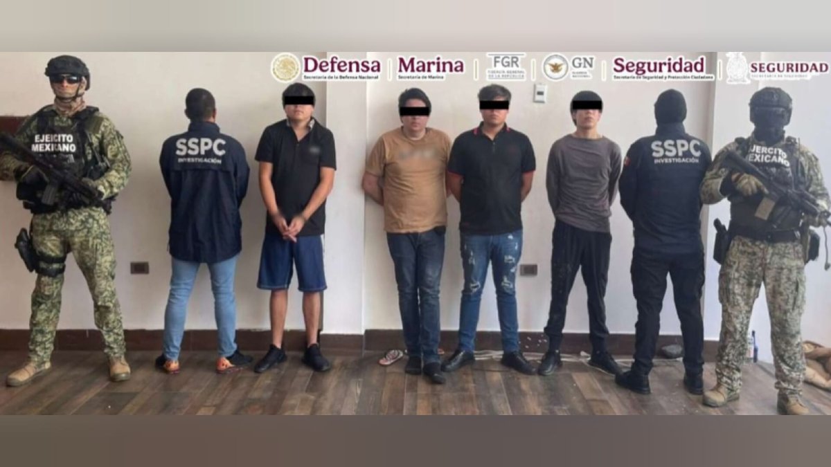 De la facción de “El 27″ o “La Perris” los cuatro detenidos en Las Quintas; Gobierno Federal los identificó