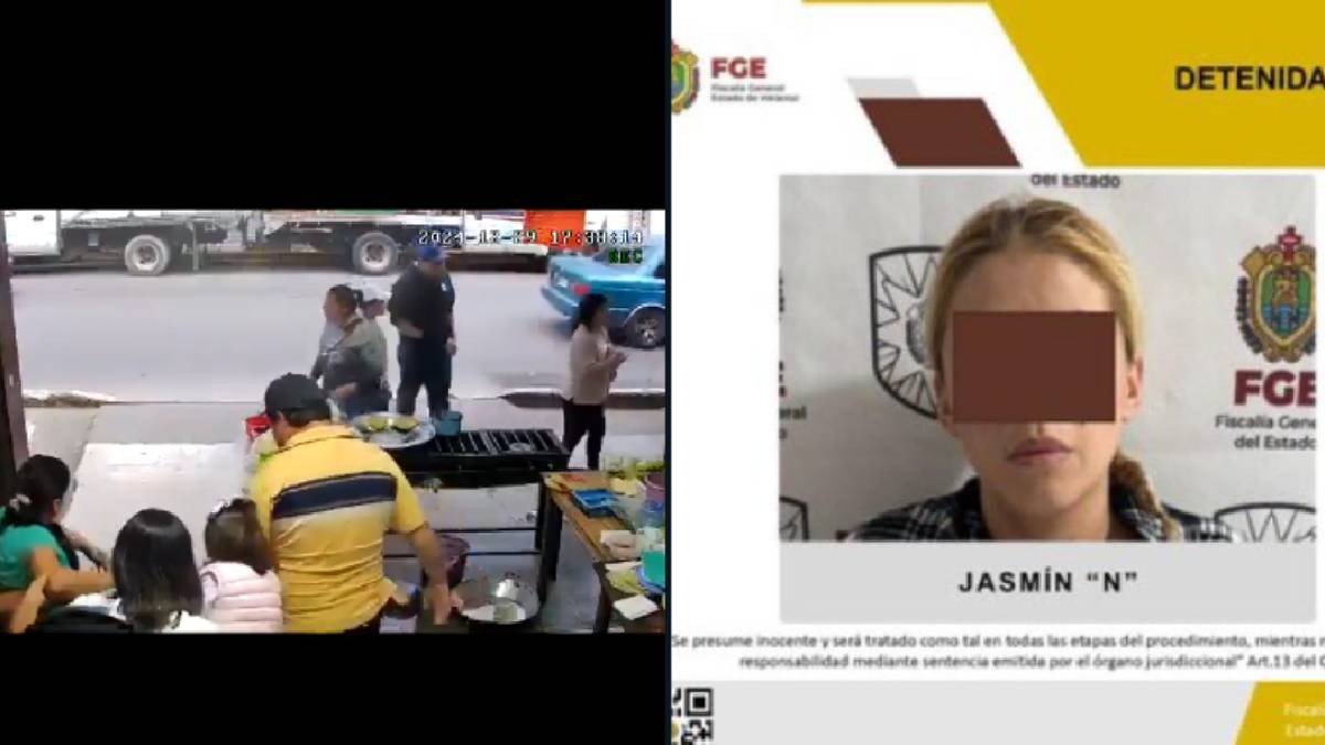 Detienen a Jasmín ‘N’ mujer que arrojó aceite hirviendo a vendedora de comida en Xalapa
