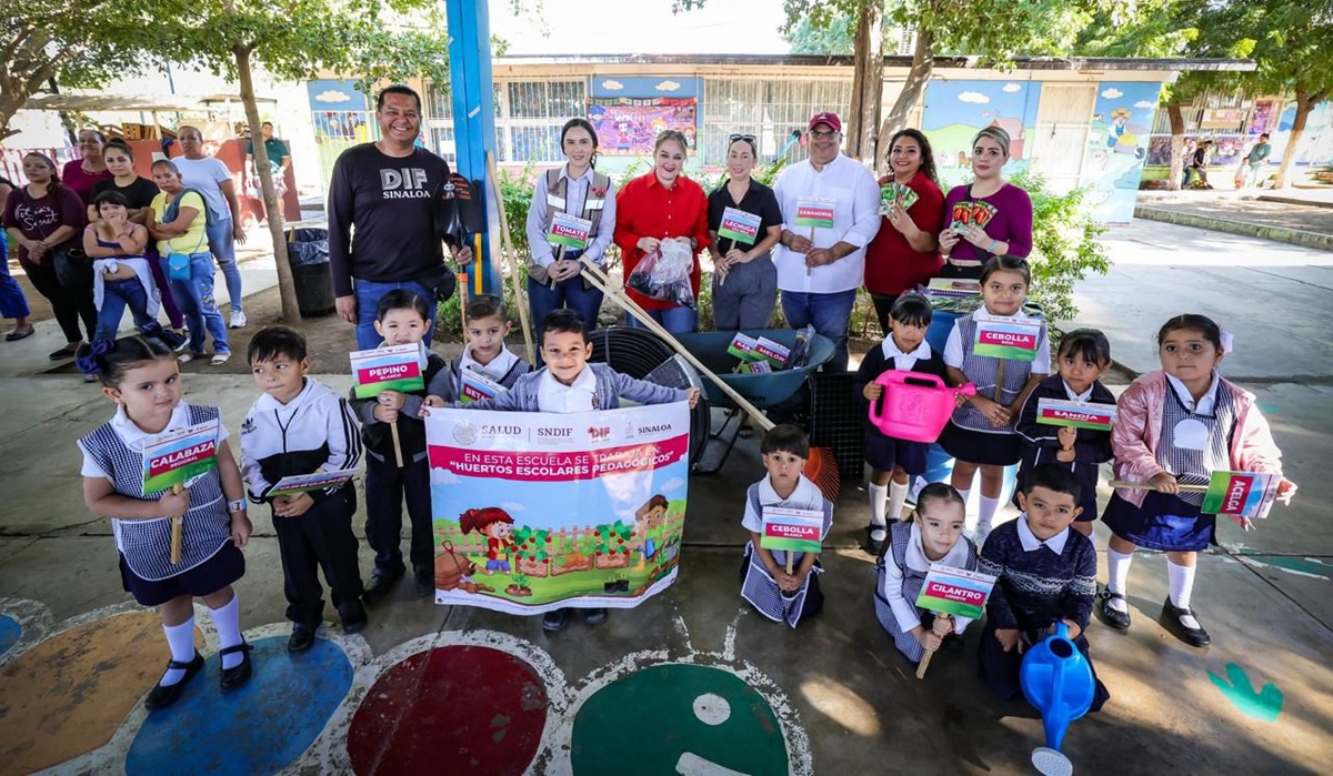 DIF Sinaloa revoluciona la alimentación escolar con ‘Aulas Cocinas’ y ‘Huertos Escolares Pedagógicos’