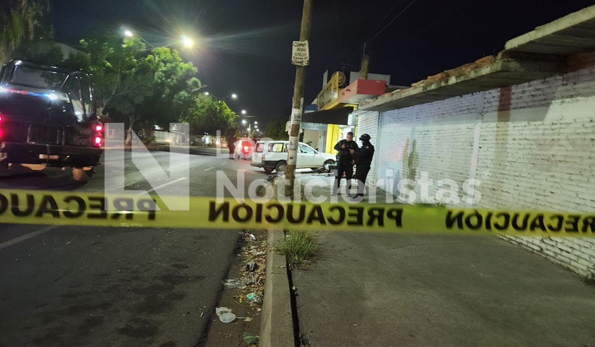 Asesinan a balazos a dos ocupantes de una motocicleta en la colonia Miguel Hidalgo de Culiacán