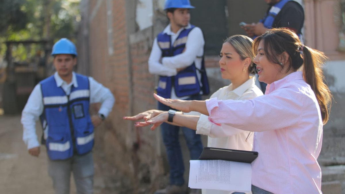 Visita Estrella Palacios la Francisco I. Madero y supervisa obra de pavimentación y rehabilitación hidrosanitaria