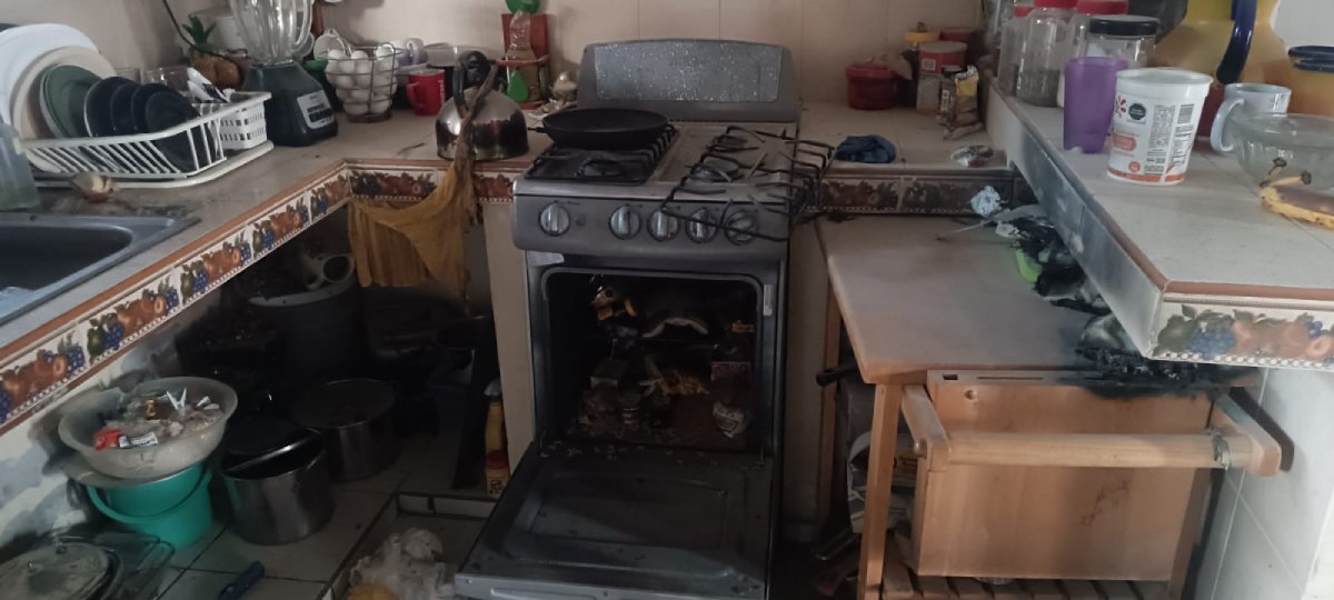 Explosión de gas en una vivienda de Los Mochis, deja a una mujer adulta lesionada