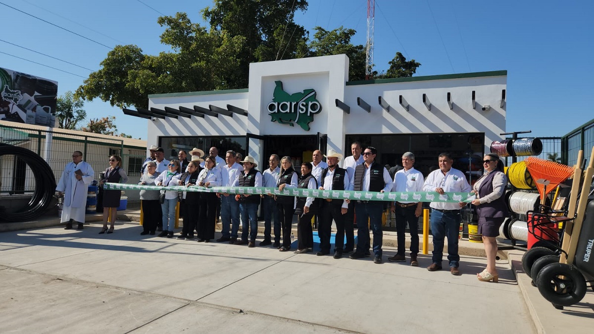 ¡Más cerca del productor! La AARSP abre su séptima ferretería “Todo para el Agricultor”, en Rojo Gómez, Guasave