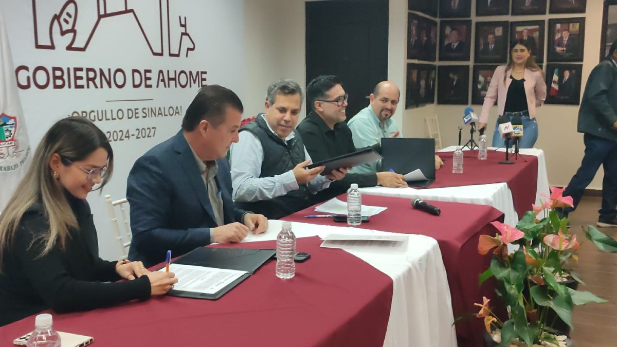 Signan convenio Coepriss con Ayuntamiento de Ahome; buscan garantizar la sanidad en manejo de alimentos