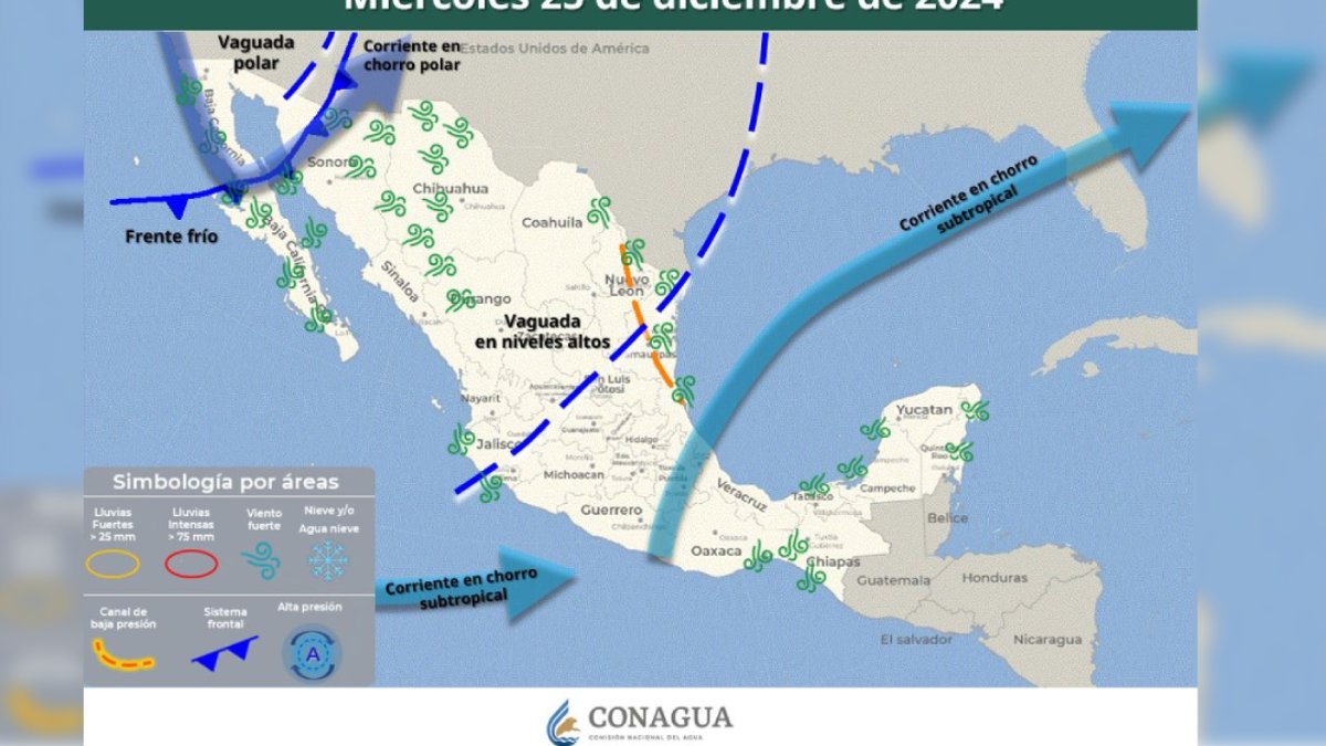 ¡Hace su aparición! Frente frío No 18 arriba al noroeste del país, prometiendo temperaturas de hasta -5 grados