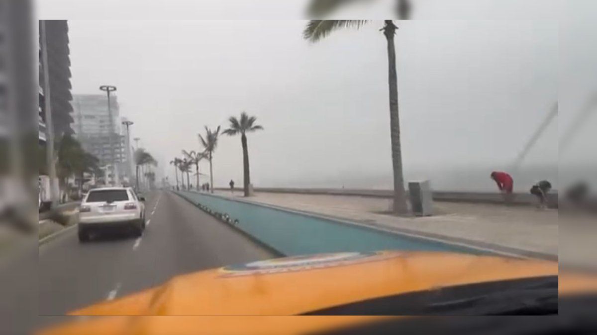 ¡No se ven las islas! Denso banco de niebla cubre paisaje en Mazatlán; también en carreteras