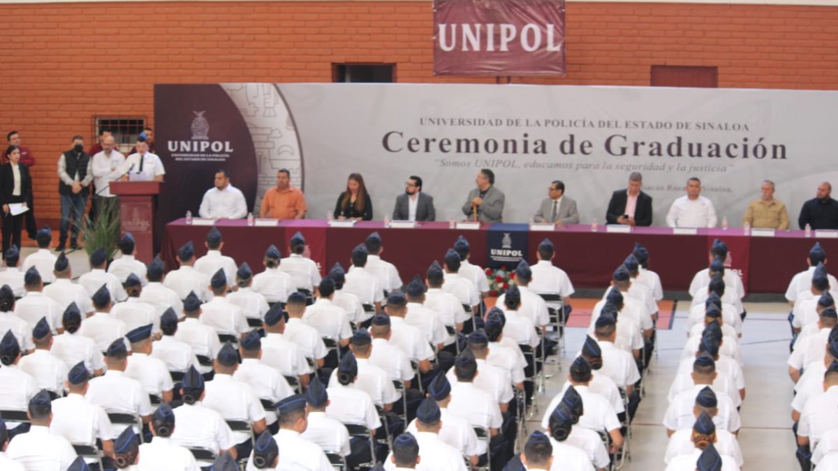 Graduación de la Universidad de la Policía de Culiacán