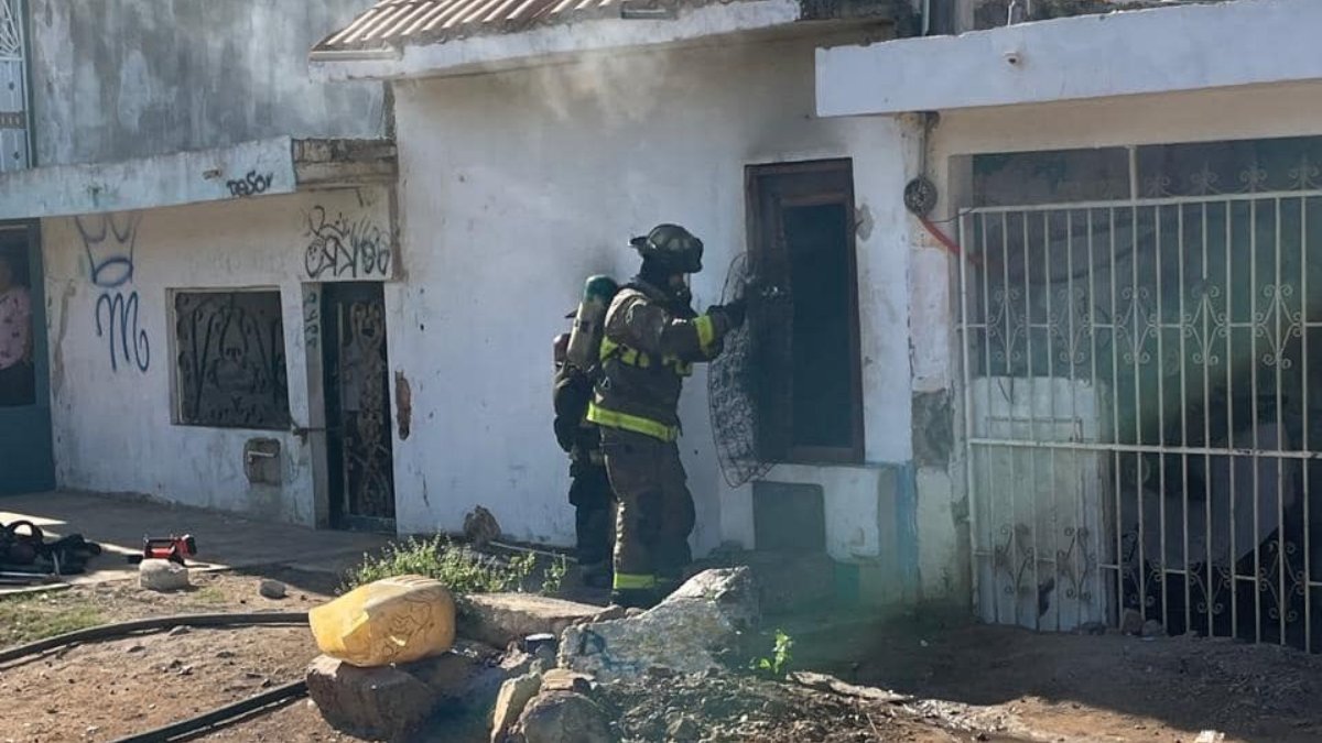‘Por fortuna no estaban en casa’, se registra incendio en la Tercera Ampliación de Urías de Mazatlán