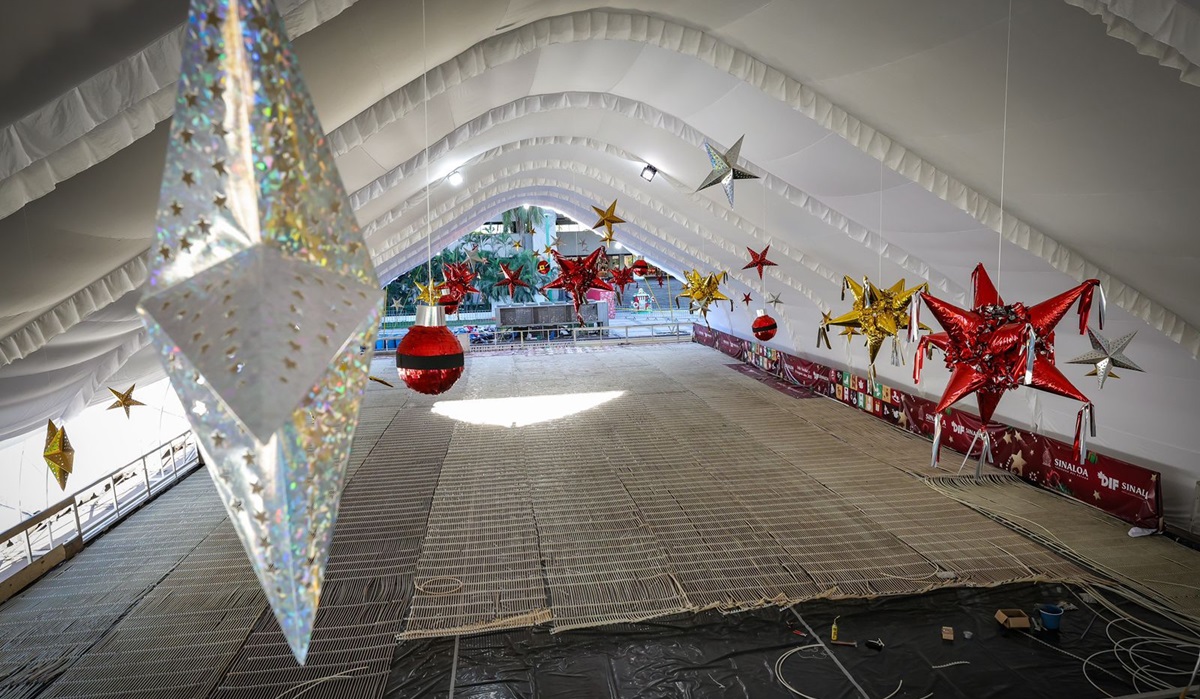 ¡Una gran fiesta de Navidad! Invita DIF Sinaloa a encendido del árbol e inauguración de la pista de hielo
