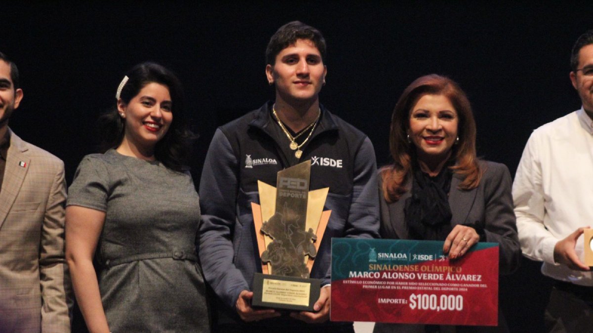 ISDE entrega Premio Estatal del Deporte 2024 en Culiacán
