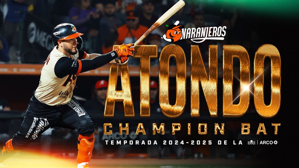 El sinaloense, Jasson Atondo, es el campeón bateador de la Liga Mexicana del Pacífico