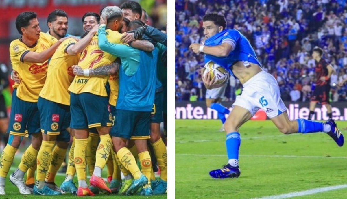 América y Cruz Azul listos para la semifinal del torneo de Apertura de la Liga MX