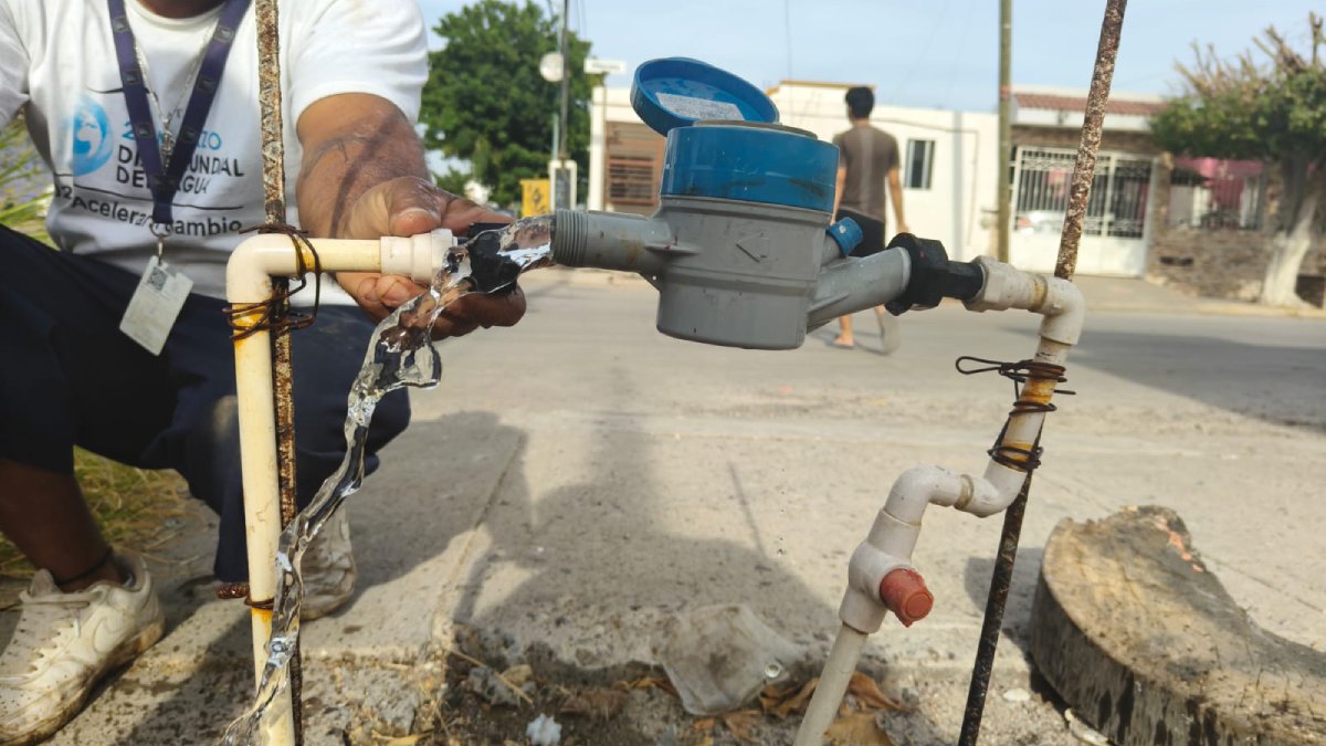Jumapam afirma normalidad en suministro de agua en varias colonias de Mazatlán este miércoles