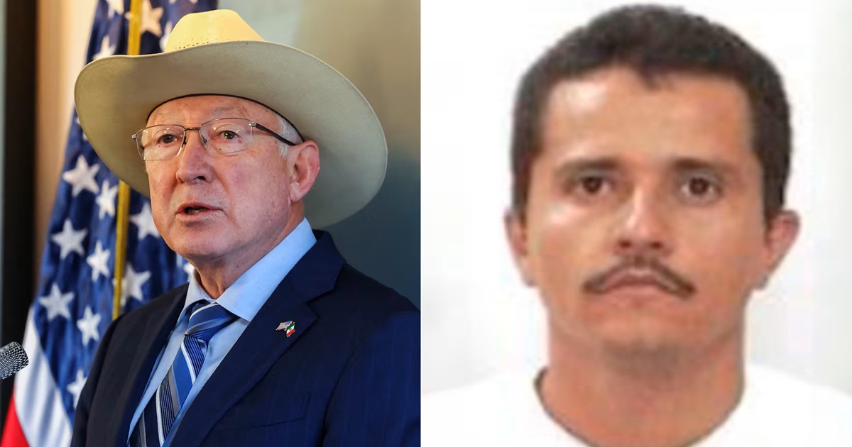 Ken Salazar (izquierda) Nemesio Rubén Oseguera (Derecha)