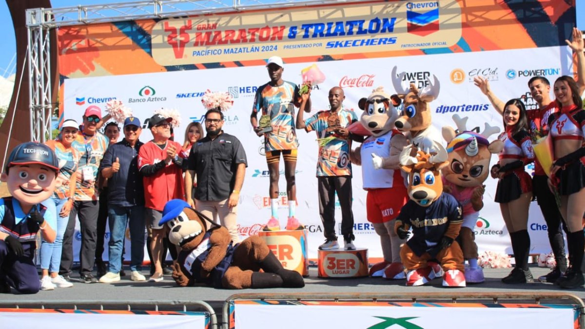Kenianos salen triunfantes en el Gran Maratón Pacífico 2024 de Mazatlán