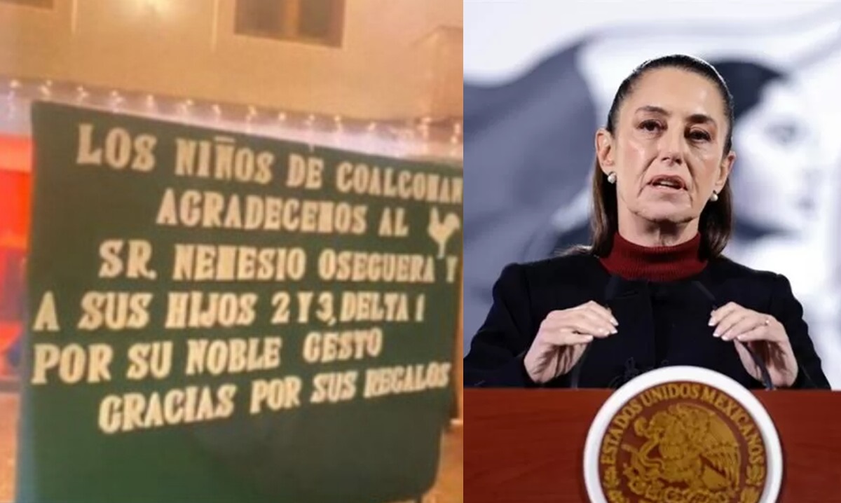 Sheinbaum reacciona al agradecimiento público a ‘El Mencho’ en Coalcomán y los presuntos nexos de la alcaldesa