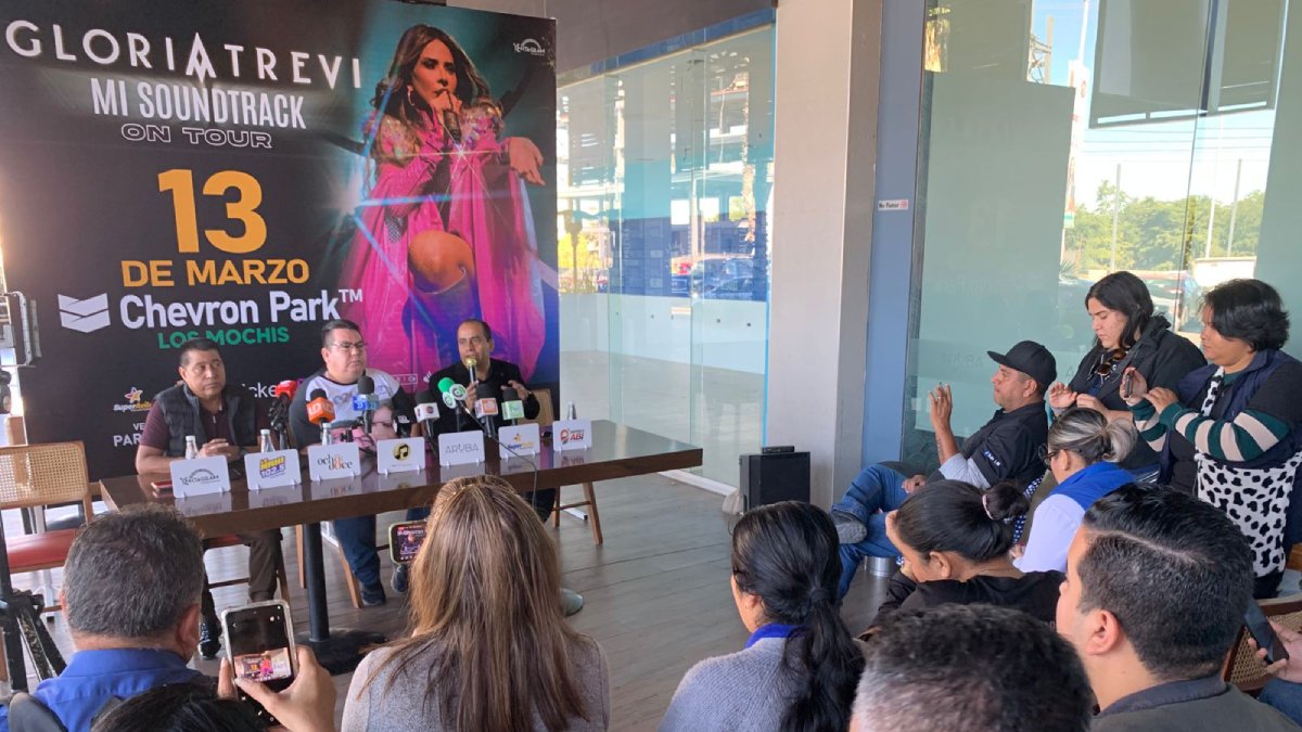 Gloria Trevi anuncia concierto en Los Mochis como parte de su gira “Mi Soundtrack 2025”