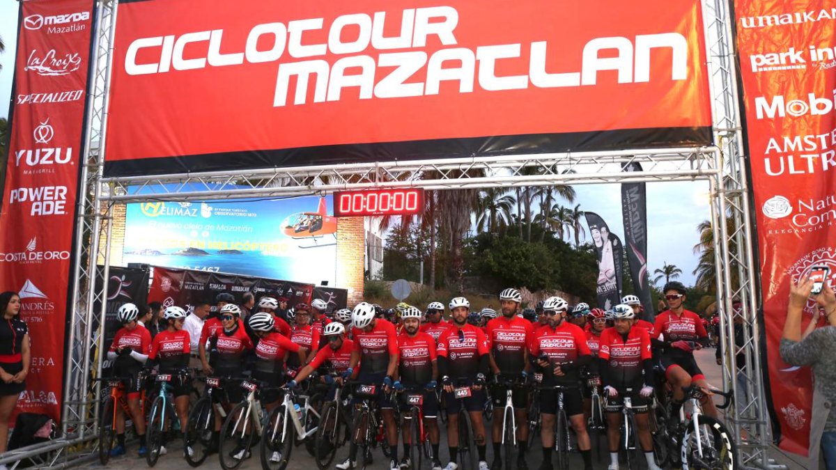 Arranca en Mazatlán la fiesta del ciclismo, el Ciclotour 2024 con más de mil 200 participantes