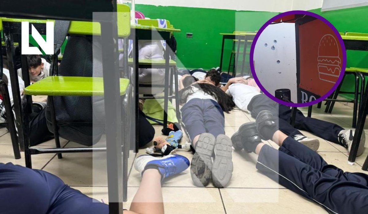 Con tres calibres distintos de arma larga tirotean negocio de hamburguesas en Culiacán; niños ‘pechotierra’ en escuela